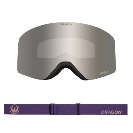 Dragon R1 OTG Deep Plum LL Silver Snow Goggles